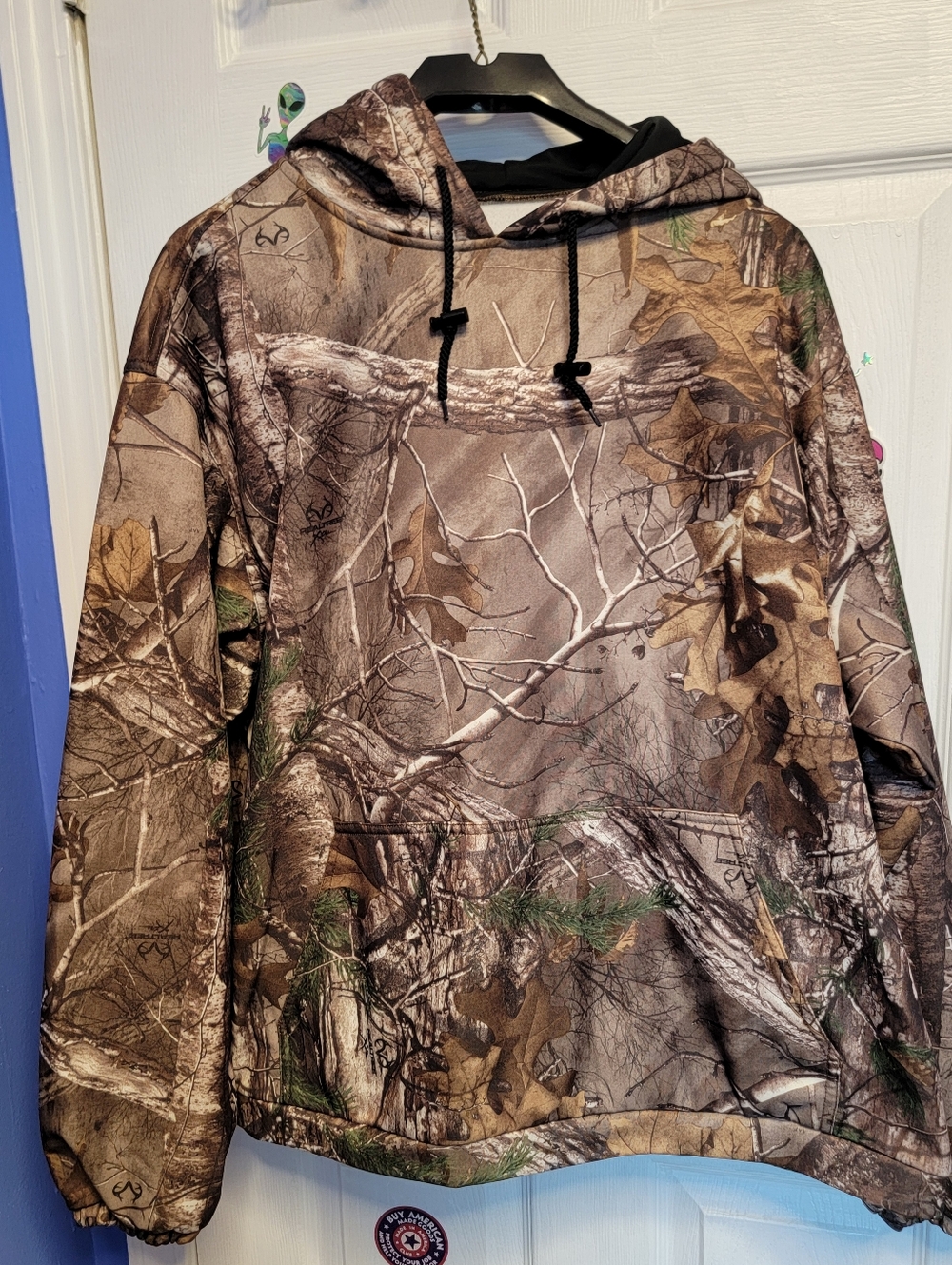 Men's Realtree Camo Hoodie in Brown/Tan/Green